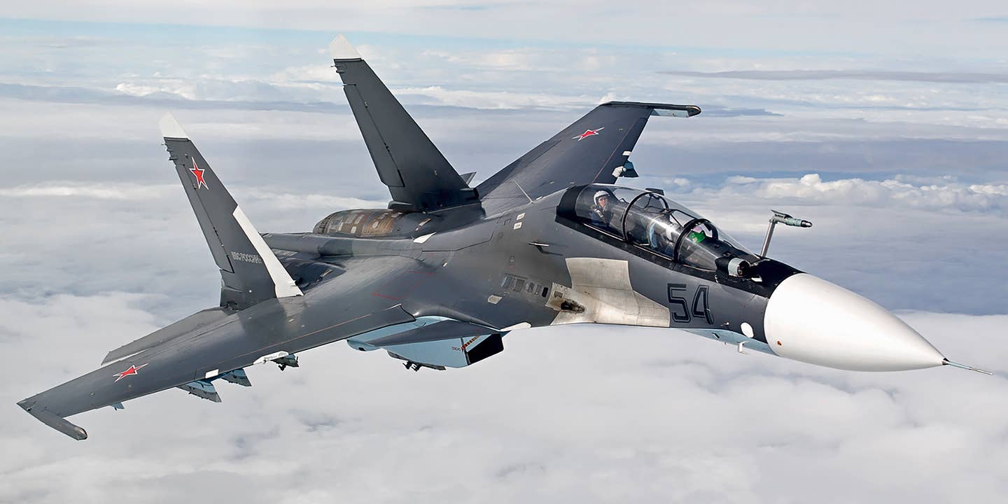 US Navy Adversary Hornet Emerges Wearing Russia&#8217;s Latest Combat Jet Scheme