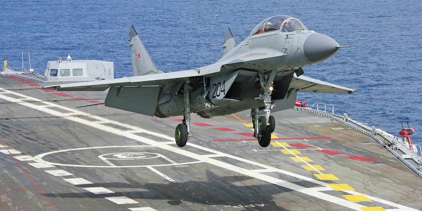 Here’s Why the Russian MiG-29KR Crashed Into the Sea, According to Report