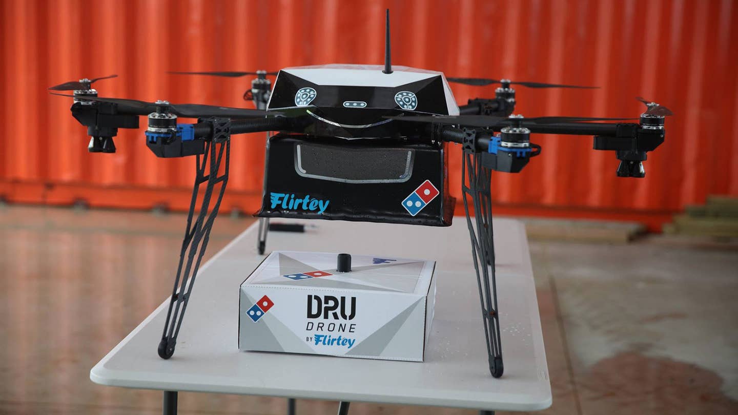 Domino’s Has Created a Flying Pizza Delivery Drone