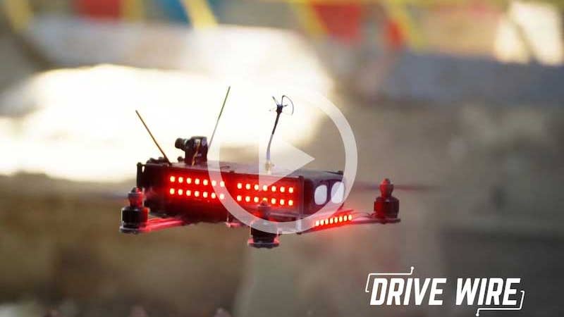 Drive Wire: Watch Drones Race and Crash at High Speeds