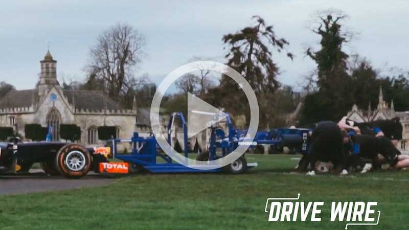 Drive Wire: Watch A Rugby Team Match Power With an F1 Car