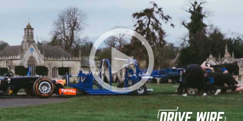 Drive Wire: Watch A Rugby Team Match Power With an F1 Car