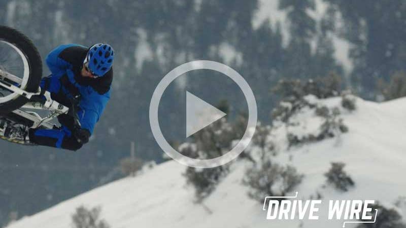 Drive Wire: Watch As Cyclists Plow Down Snow-Covered Slopes