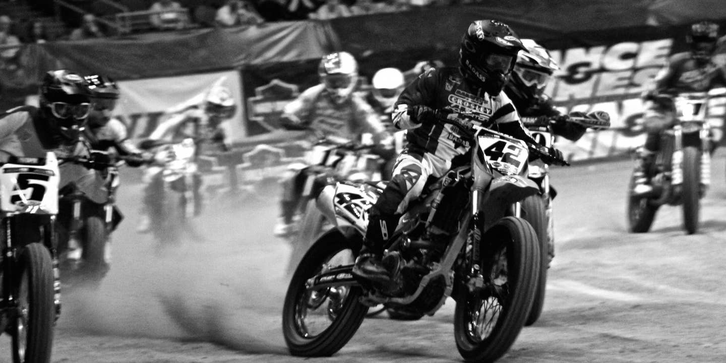 Dirt and Guts at the AMA Pro Flat Track Finale