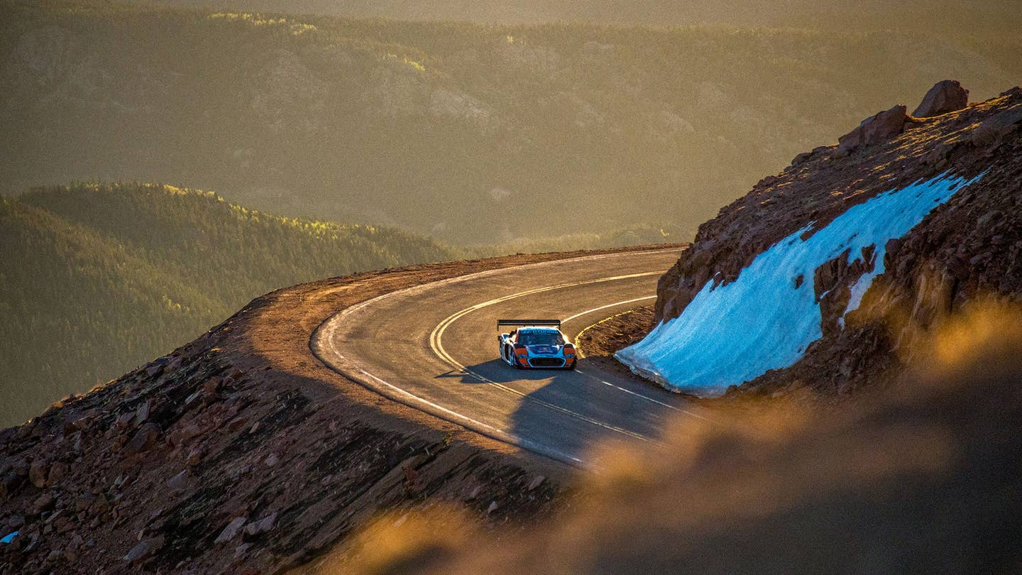 The Start of the Pikes Peak Hill and the Volvo S90 and V90 Get Sporty: The Evening Rush