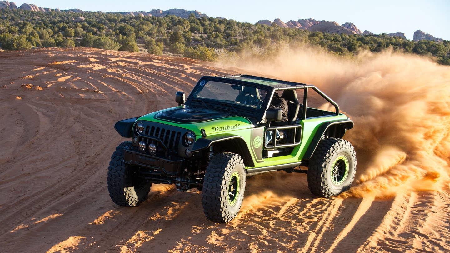 Behind the Wheel of the Jeep Trailcat Wrangler Concept