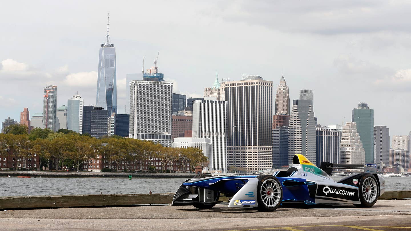 formula e electric racing new york city brooklyn red hook