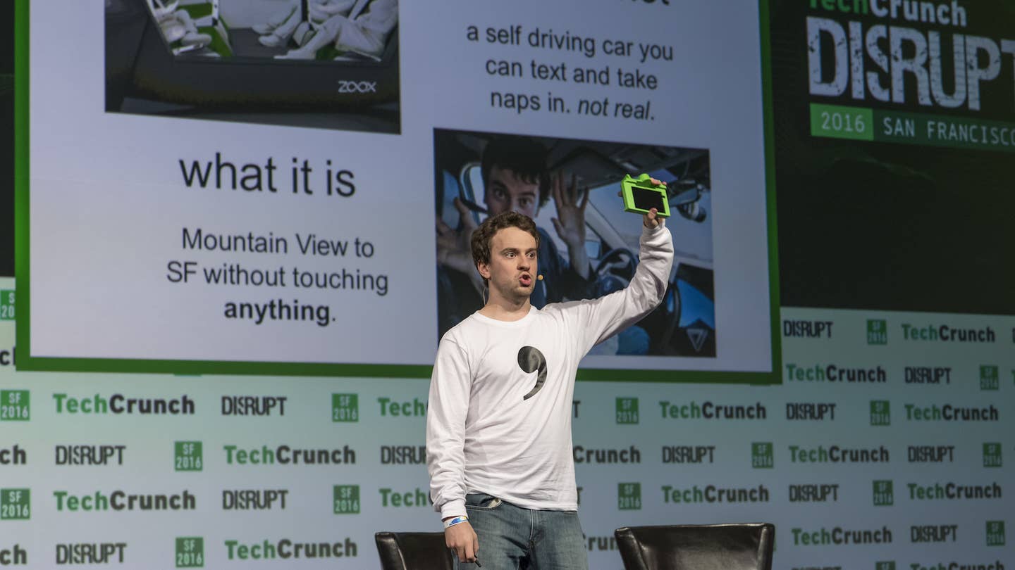 Hacker George Hotz Cans His Plug-And-Play Self-Driving Car System After “Threats” From Feds