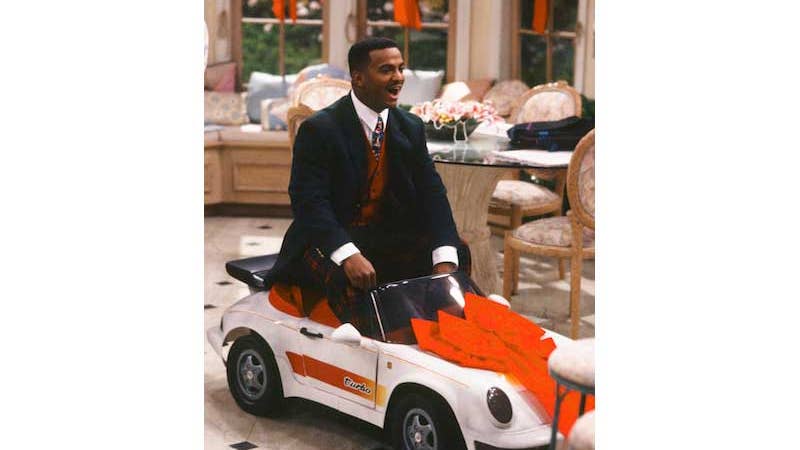 Please, Look at Carlton from Fresh Prince Driving a Porsche 911 Turbo