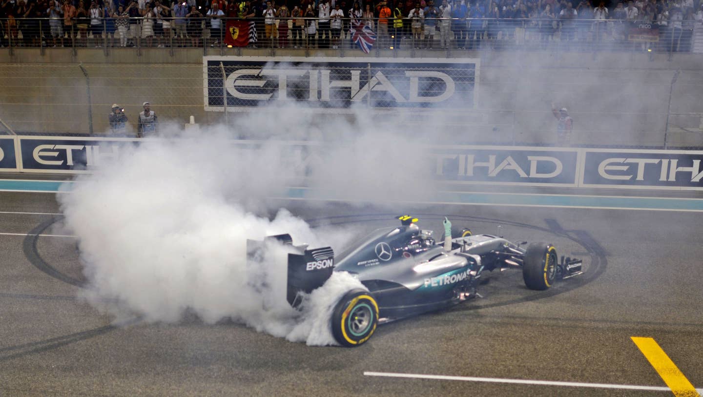 Despite Hamilton Impeding, Rosberg Claims 2016 F1 World Championship