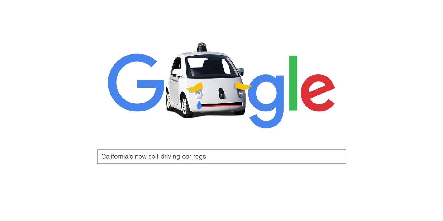 Why Is Google &#8216;Gravely Disappointed&#8217; by California’s Driverless Car Proposals?