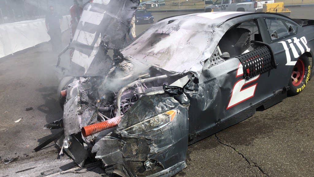 Watch NASCAR&#8217;s Brad Keselowski Lose His Brakes at 165 mph