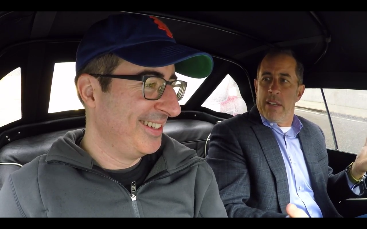 Jerry Seinfeld, John Oliver, and a Triumph TR3