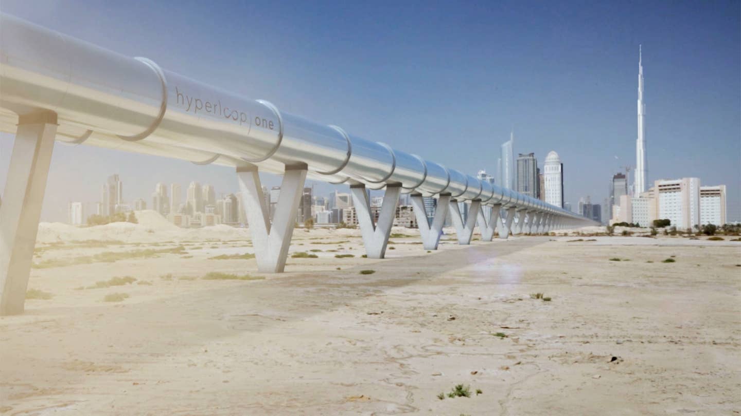 This Is Hyperloop One’s Concept for High-Speed Abu Dhabi-to-Dubai Travel