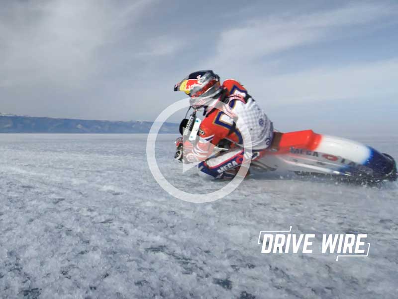 Drive Wire: Watch Daniil Ivanov Crush The Ice On This Frozen Lake