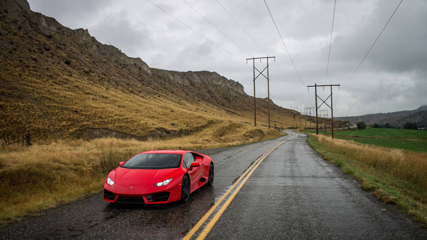 Driving a Lamborghini Huracán to Meet the Most Interesting Man in the World
