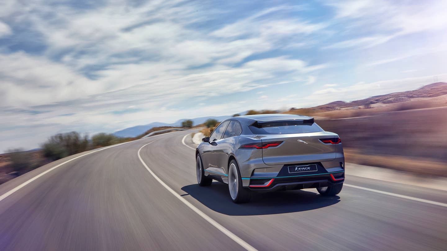 The Jaguar I-Pace Concept Is An Attractive, Tesla-Fighting, All-Electric SUV