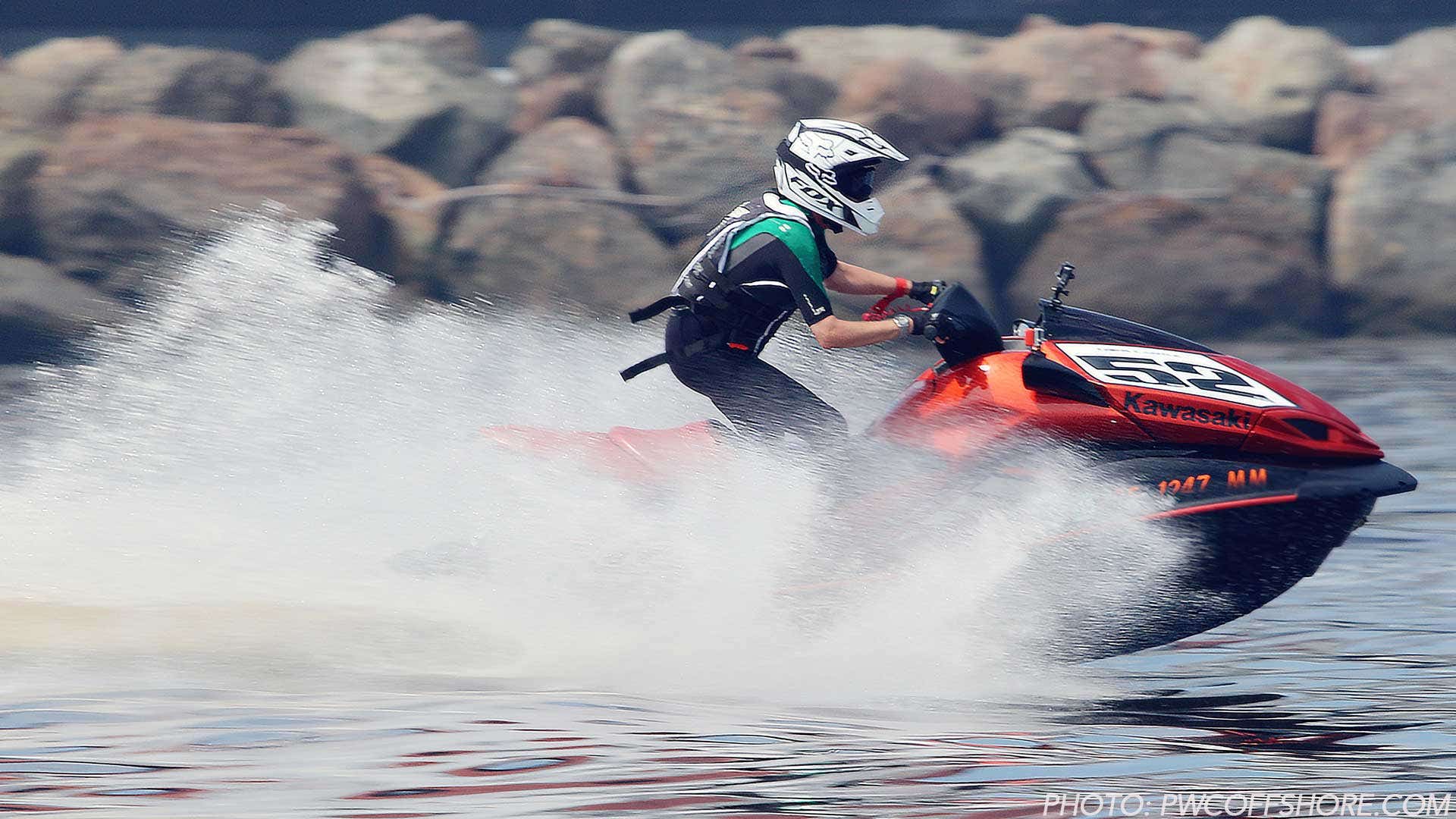 Racing Kawasaki's 310-horsepower Jet Ski Off the Coast of California