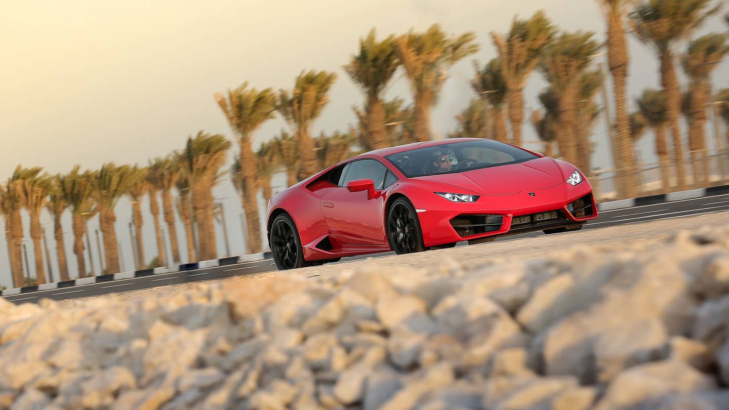 The Rear-Wheel-Drive Lamborghini Huracán Does Wonderful Things With Less