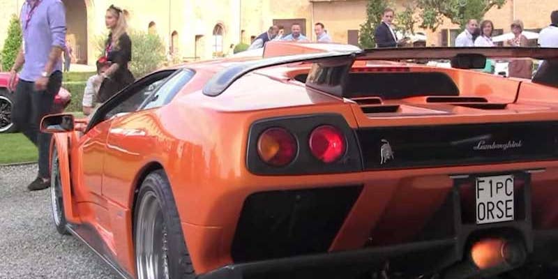 Apropos of Nothing, Here’s a Lamborghini Diablo GT Shooting Flames