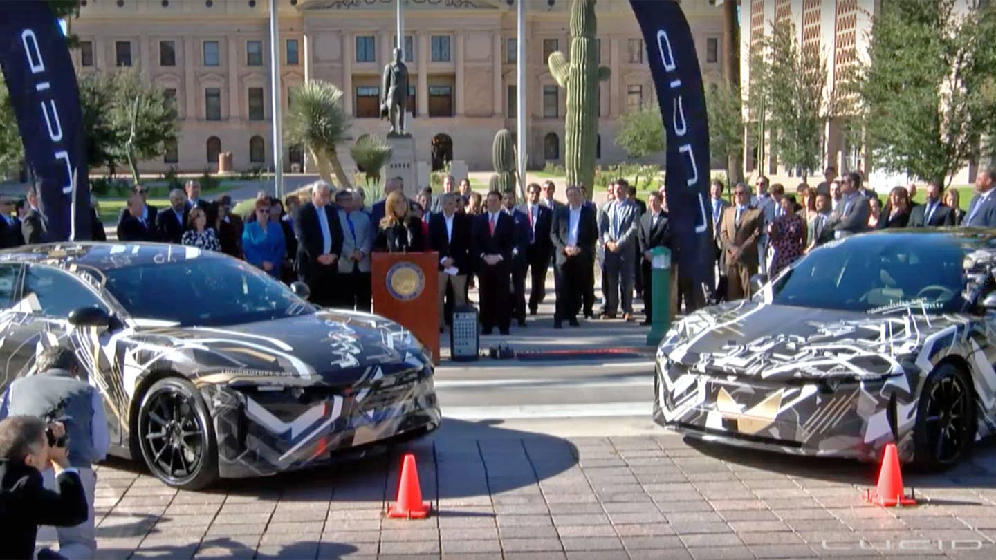 Lucid Motors Will Build Its 1,000-HP Electric Cars in Arizona
