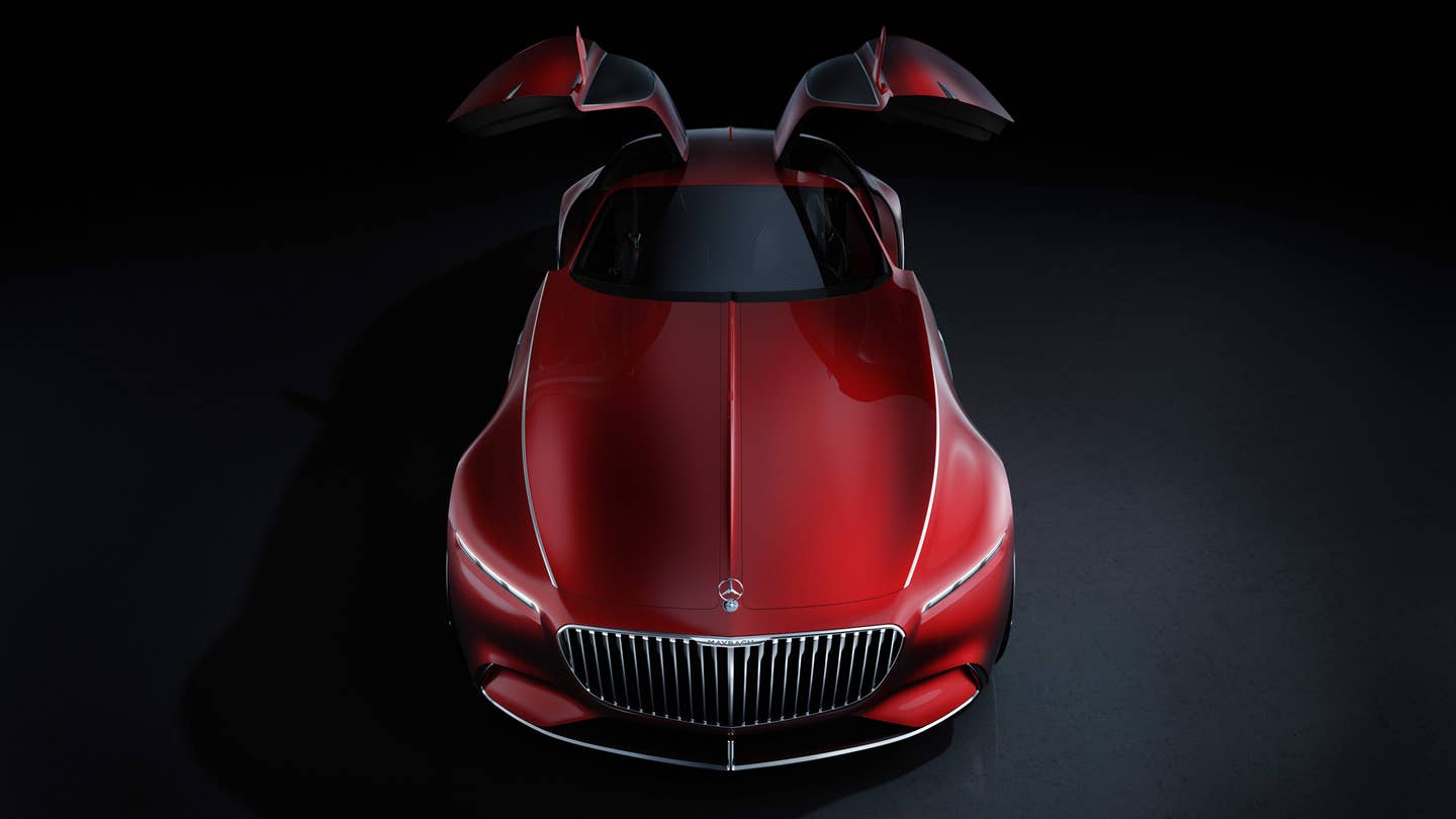 Mercedes-Maybach Unveils a Gullwing Vision of a Coupe
