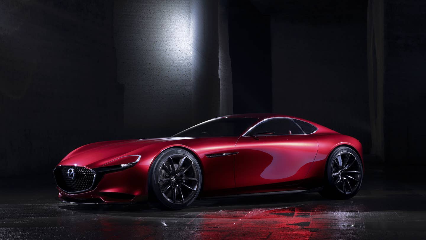 Mazda’s Hybrid Twin-Turbo Rotary Sports Car Makes Sense