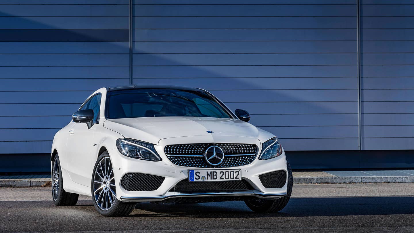 Mercedes-AMG C43 Coupe Is AMG’s Half-Caf Sports Coupe