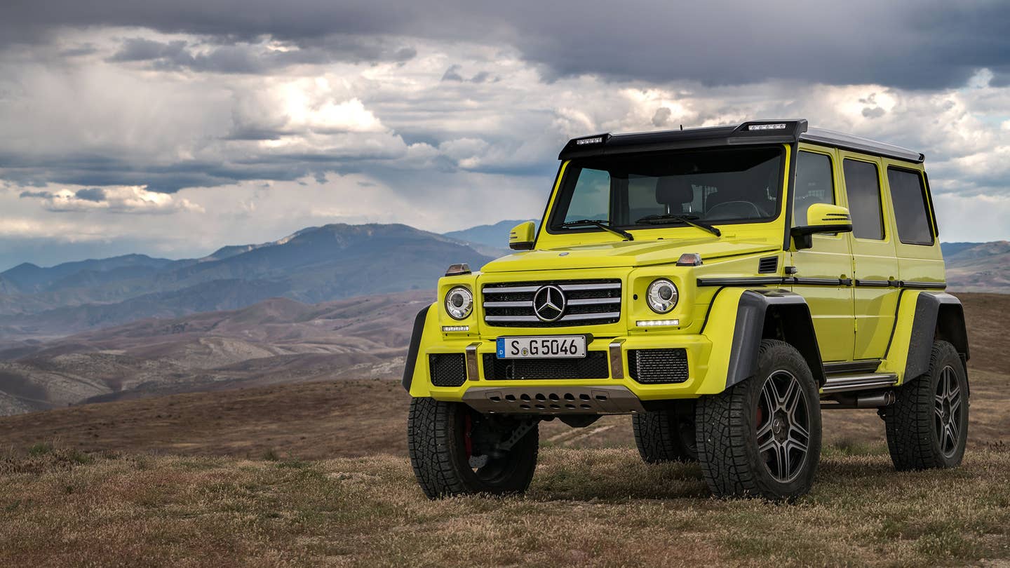 Testing Fate and Faultlines with the 416-hp Mercedes G500 4×4 Squared