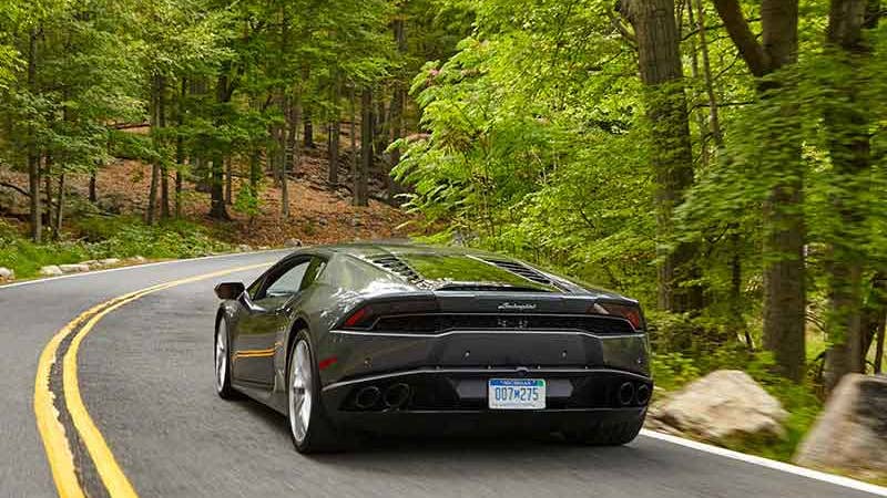 Driving (and Eating) with Chef Michael White in a Lamborghini Huracán