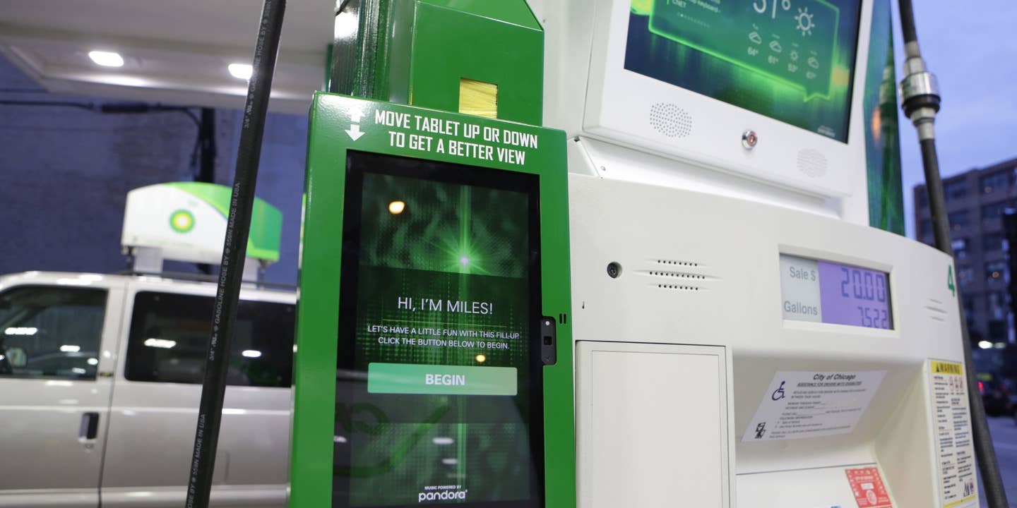 BP Testing Gas Pumps That Sing and Talk to Help Pass Time