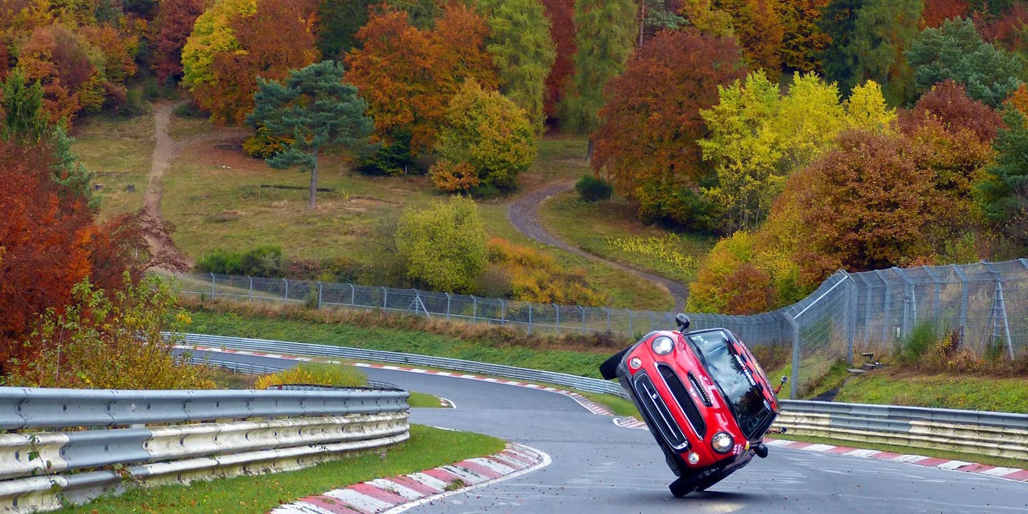 Watch This Mini Lap the Whole Nurburgring Nordschleife on Two Wheels