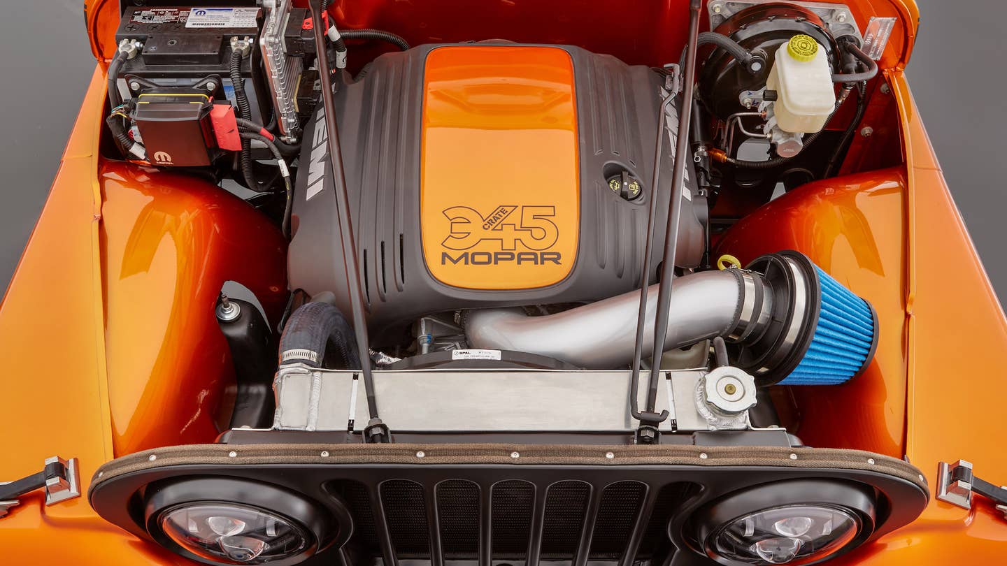 Mopar Will Sell You Its SEMA Jeep Concept's Hemi V8 Swap Kit