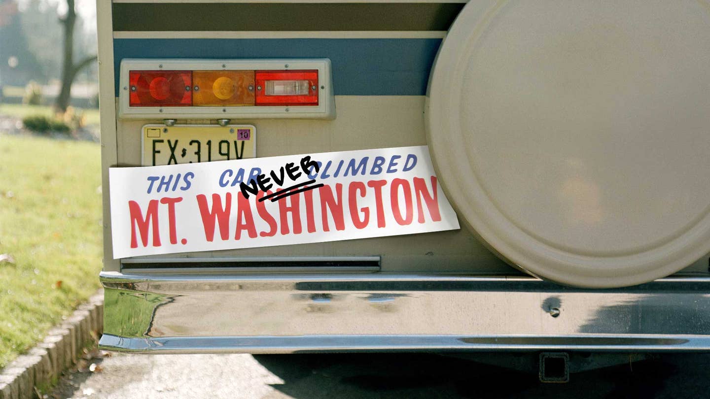 The Story Behind Mt. Washington’s Bizarre List of Banned Cars