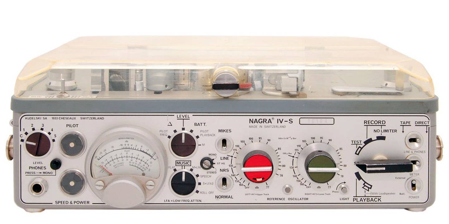 The Twofer: Vintage NAGRA Recorder and Mazda RX-7