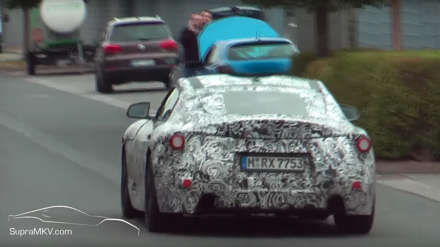 Watch the New Toyota Supra Rev Its Heart Out