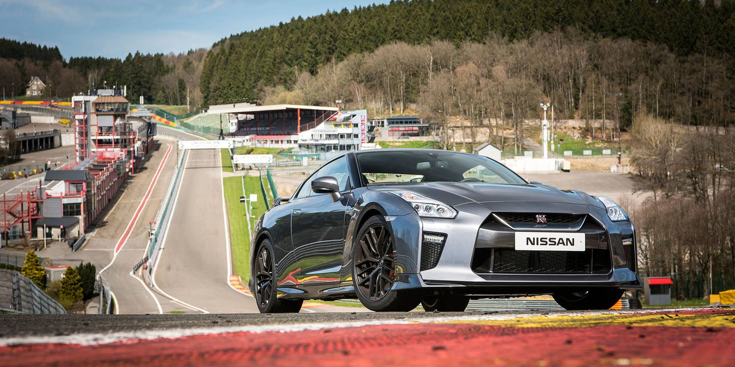 The Revamped Nissan GT-R Takes a Steamy Dip at Spa-Francorchamps