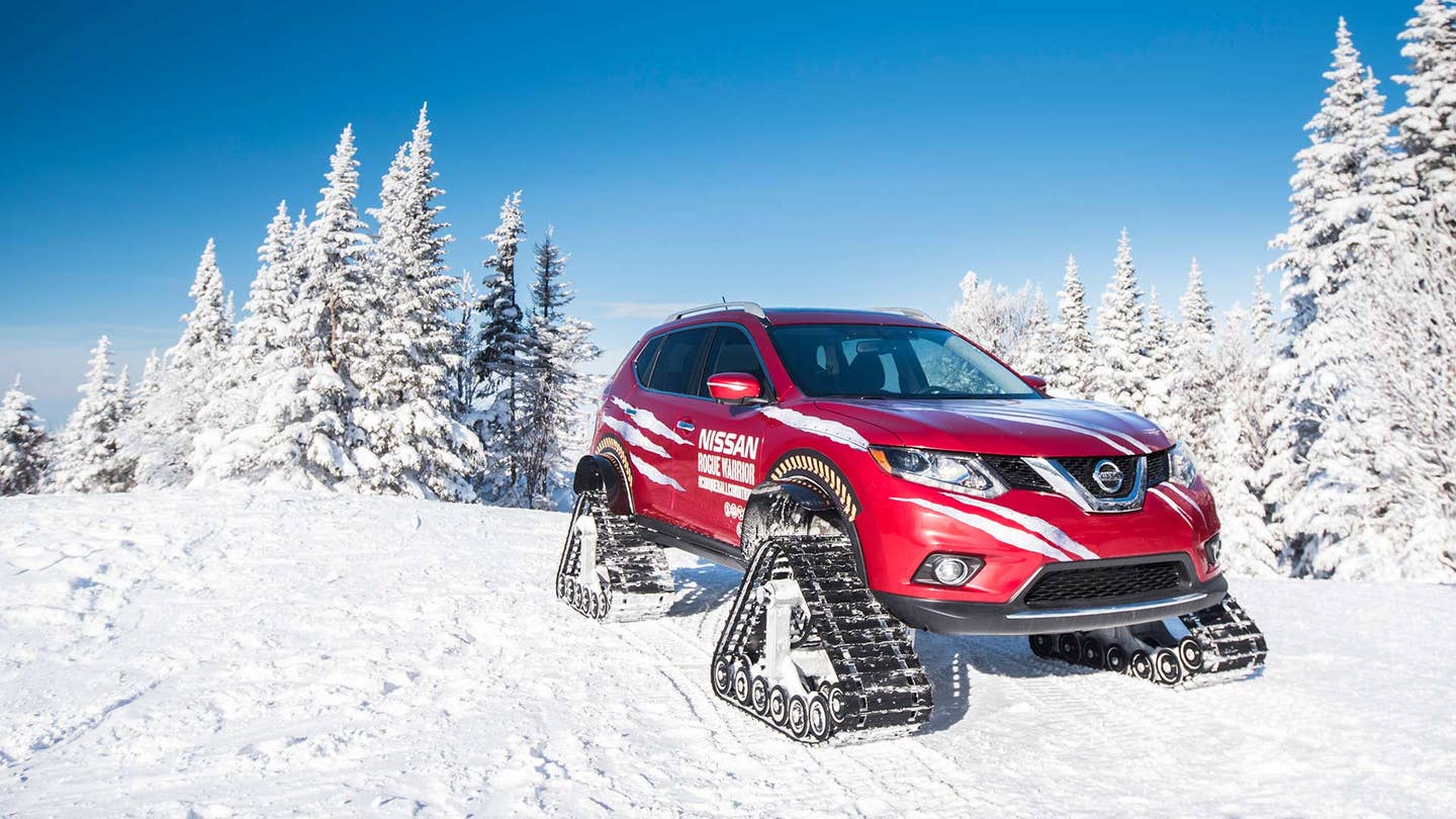 A Tracked Nissan Rogue Is Way Cooler Than It Sounds
