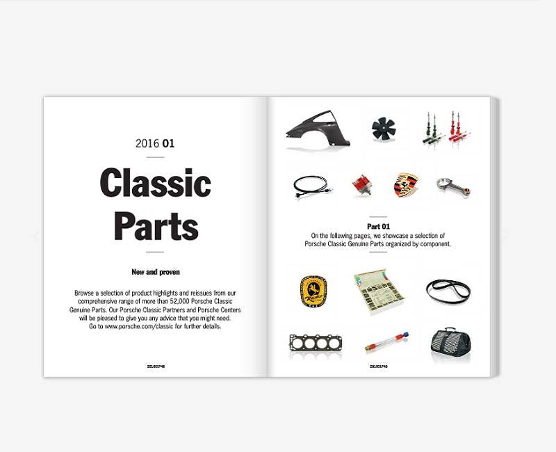A New Porsche Classic Parts Catalog ‘Originale’ Is Here