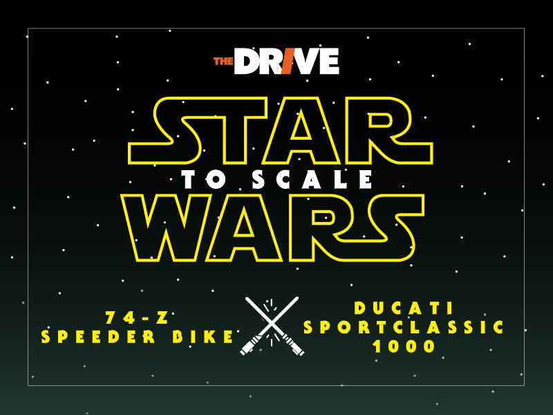 Star Wars to Scale: Imperial Speeder vs. Ducati SportClassic