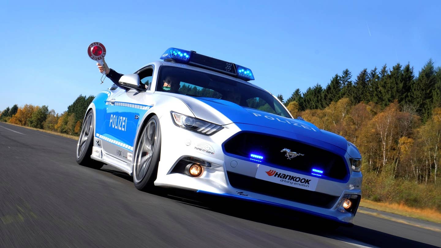 Germany’s New Ford Mustang GT Police Car Looks Rad