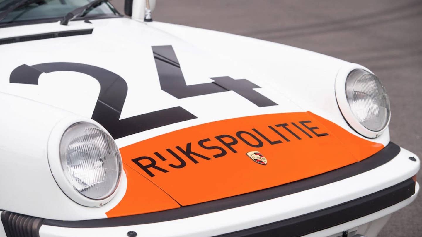 The Netherland’s Elite Police Porsche Goes Up For Sale