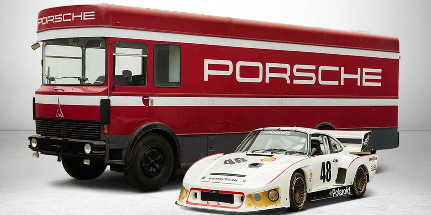 Porsche 935 Turbo and Vintage Transporter: The Perfect Gentleman’s Accessory