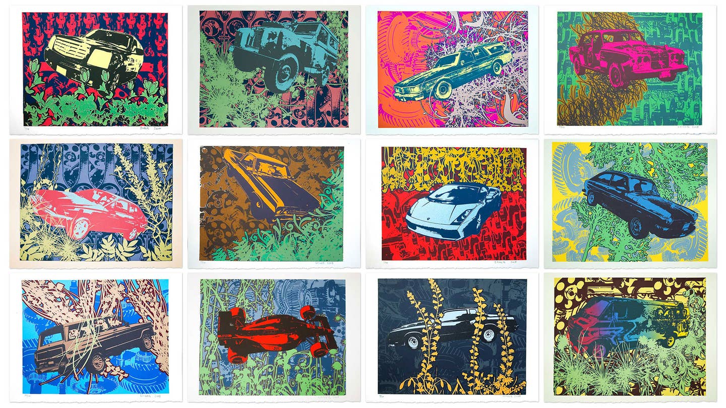 We Want These Vibrant, Pop-Art Silkscreens of Malaise-Era Automotive Decay