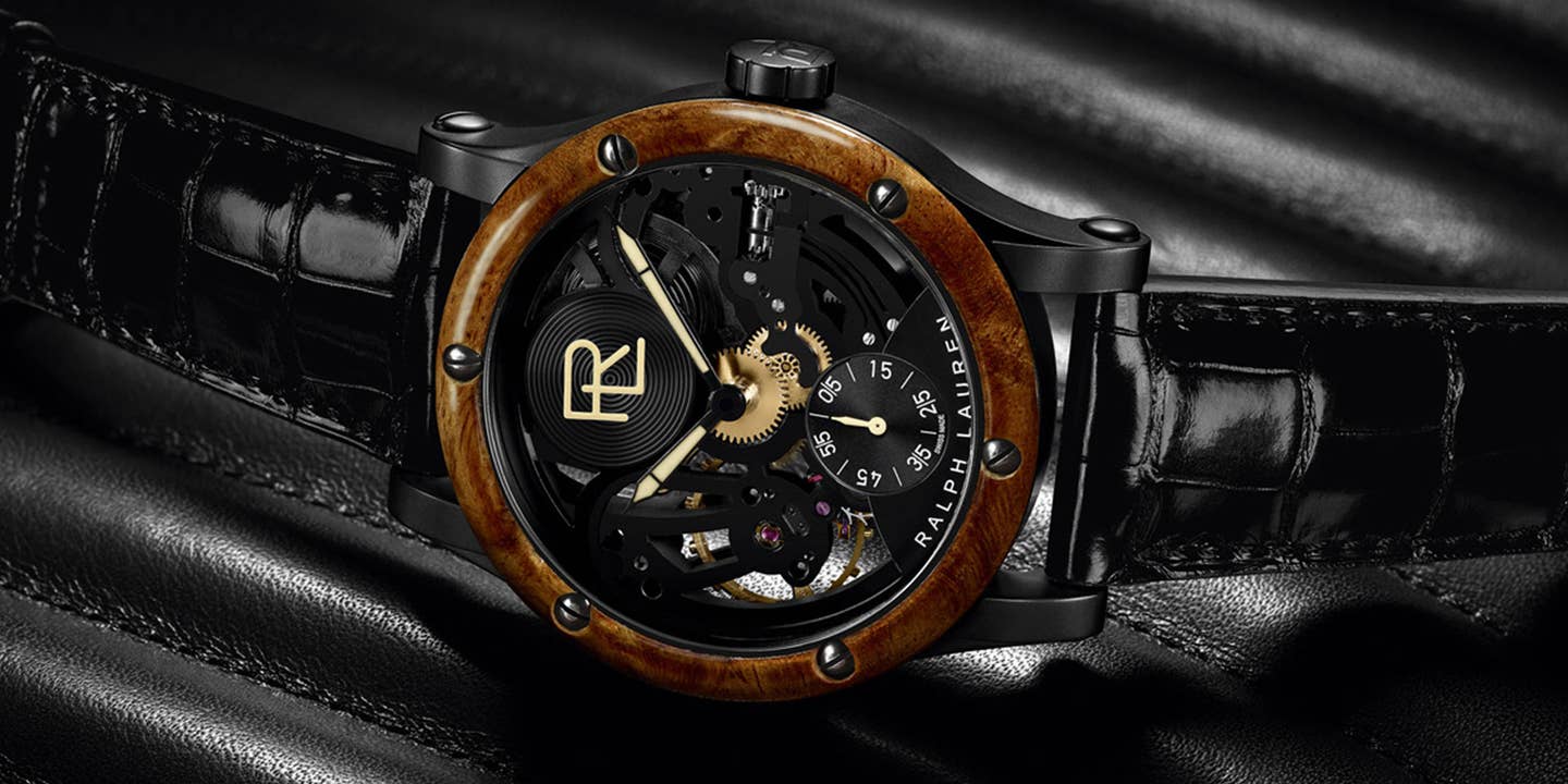 Ralph Lauren’s Bugatti-Inspired Timepiece is the Anti-Smartwatch