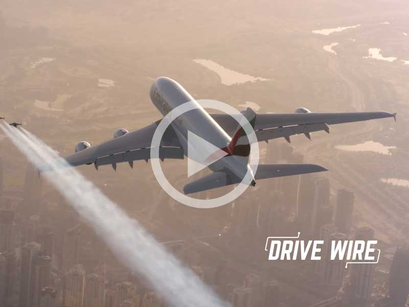 Drive Wire: Flying Next to an Airbus With Bond-esque Jetpacks
