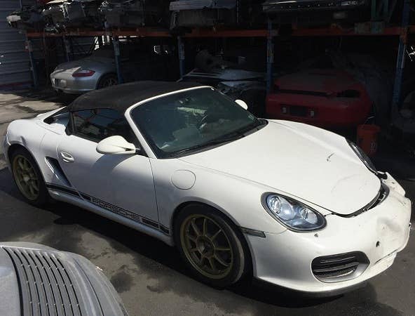 Three Reasons Why You Should Buy This Wrecked Boxster Spyder