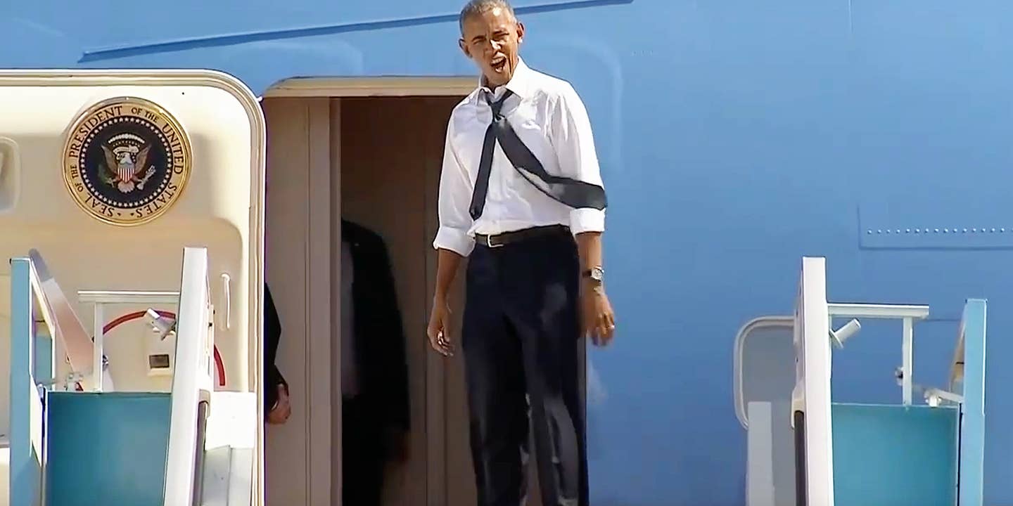 President Obama Wants Bill Clinton To Stop Lollygagging And Get His Butt On Air Force One!