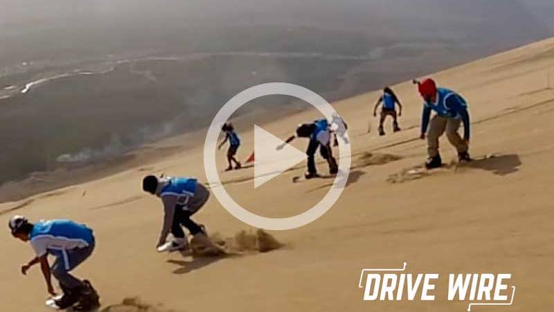 Drive Wire: Watch These Guys Treat Sand Like Snow