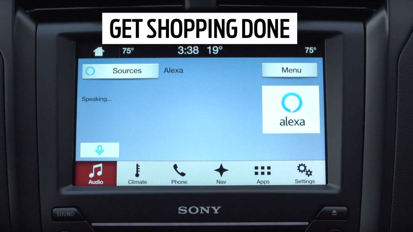 Ford&#8217;s Sync Brings Alexa Inside the Car
